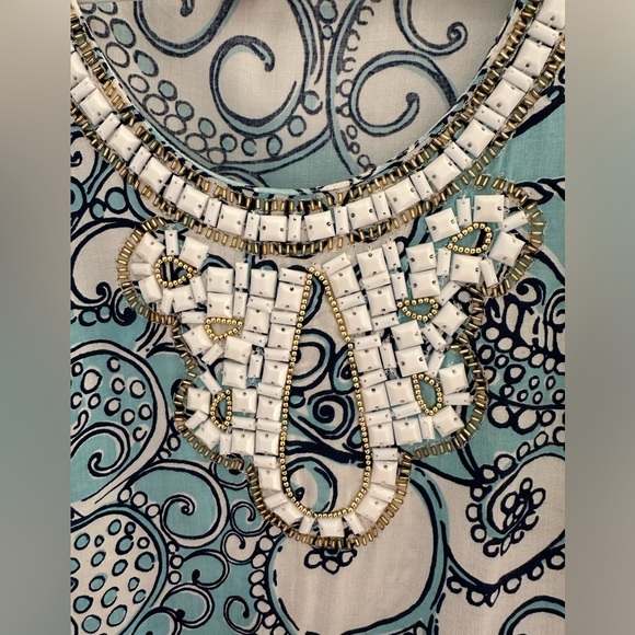 Lilly Pulitzer Beaded Tunic Dress - Size XS - Picture 5 of 7
